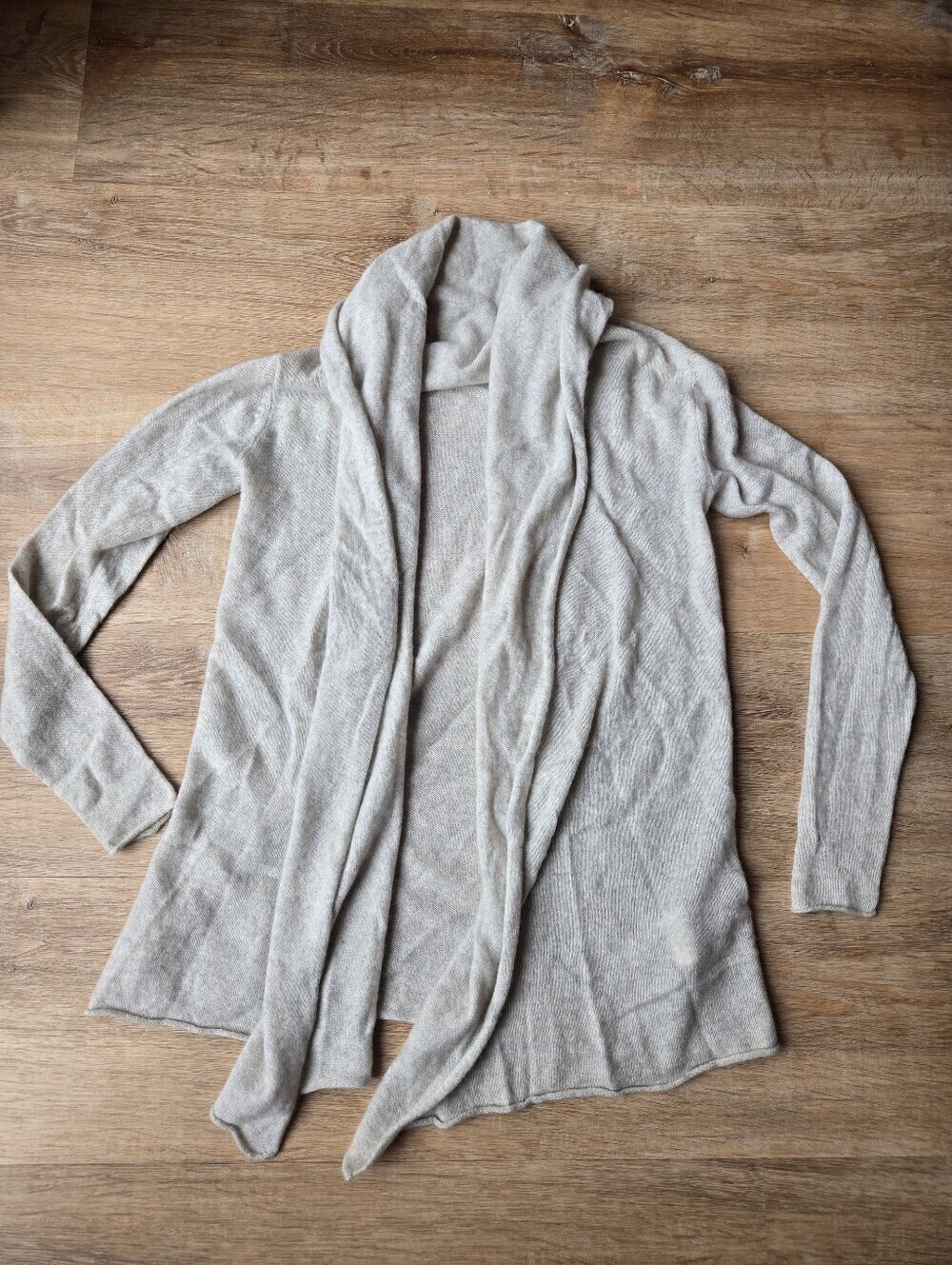 CLUB MONACO Cashmere Cardigan In Light Grey Size S